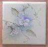 White Violet, square tile