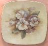 Pansy, 8 inch square plate