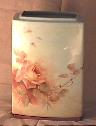 Rose Vase (rear), 11 inch high rectanglar vase