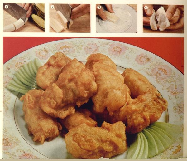 Shrimp Stuffed Banana Fritters